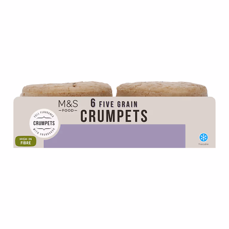 M&S 6 Ultimate Five Grain Crumpets
