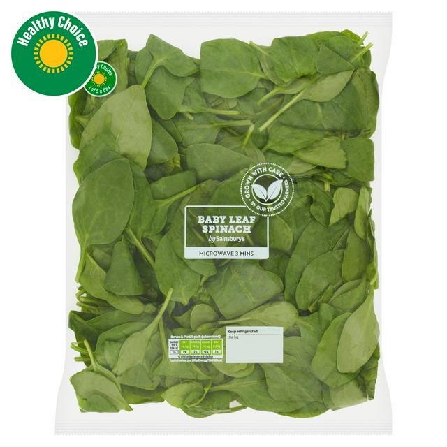 Sainsbury's Baby Leaf Spinach 200g