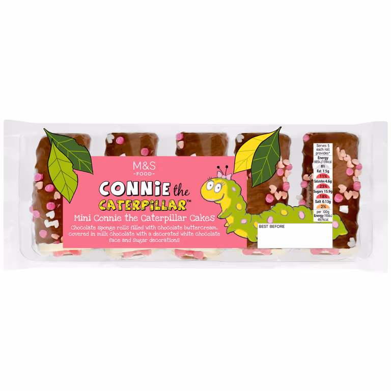M&S Mini Connie The Caterpillar Cakes