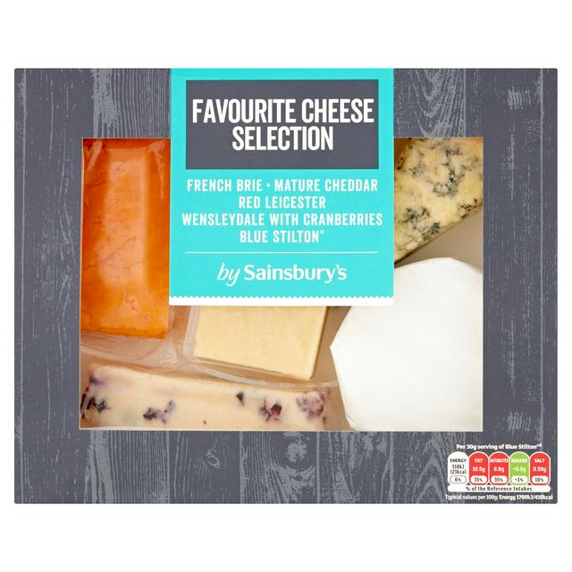 Sainsbury's Favourite Cheese Selection 456g