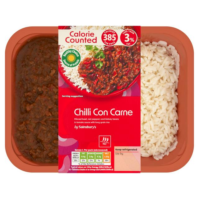 Sainsbury's Chilli Con Carne, Be Good To Yourself 400g (Serves 1)