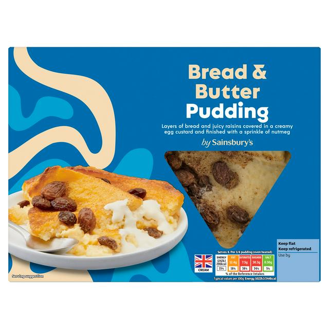 Sainsbury's Bread & Butter Pudding Dessert 515g
