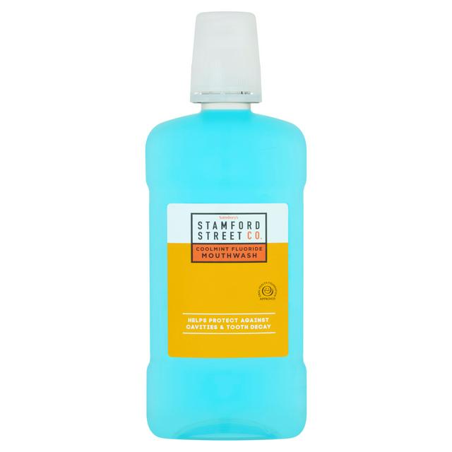 Stamford Street Co. Coolmint Fluoride Mouthwash 500ml