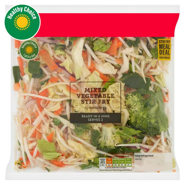 Sainsbury's Mixed Vegetable Stir Fry 300g