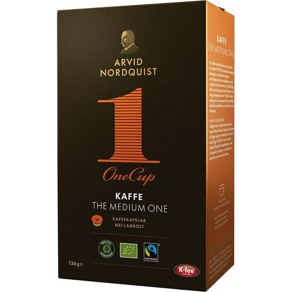 Kaffekapsel The Medium One 6x136g