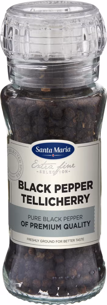 Black Pepper Tellicherry Med kvern, 70 g