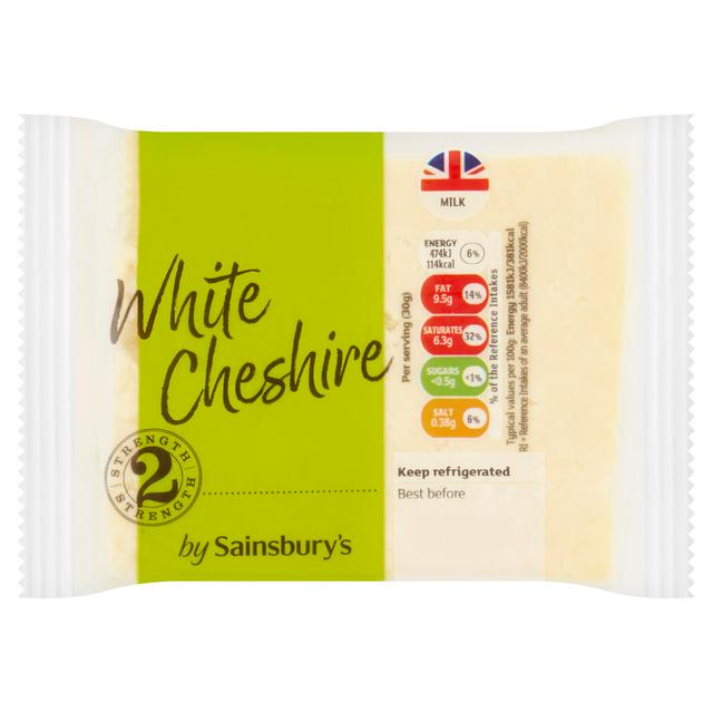 Sainsbury's White Cheshire Cheese 250g