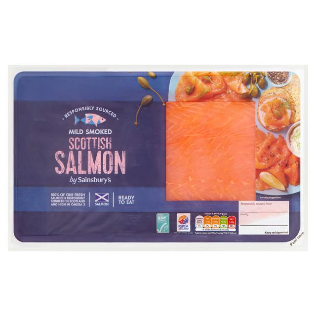 Sainsbury's Mild Scottish Smoked Salmon 300g