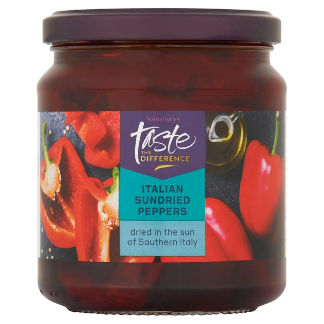 Sainsbury's Italian Sun-Dried Peppers, Taste the Difference 280g
