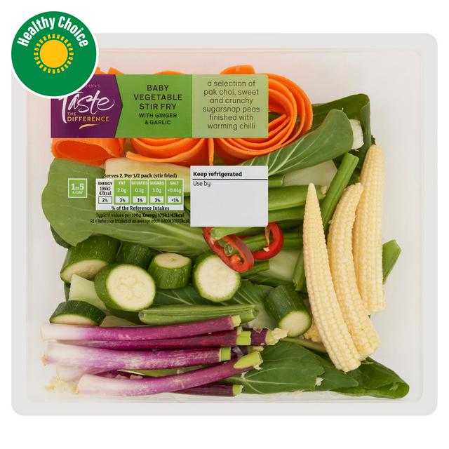 Sainsbury's Baby Vegetable Stir Fry, Taste the Difference 220g