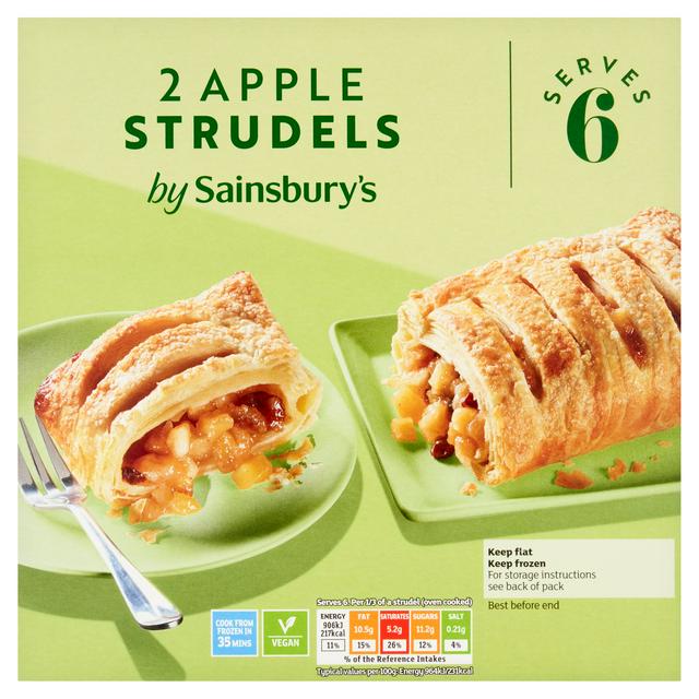 Sainsbury's Apple Strudel x2 600g (Serves 6)