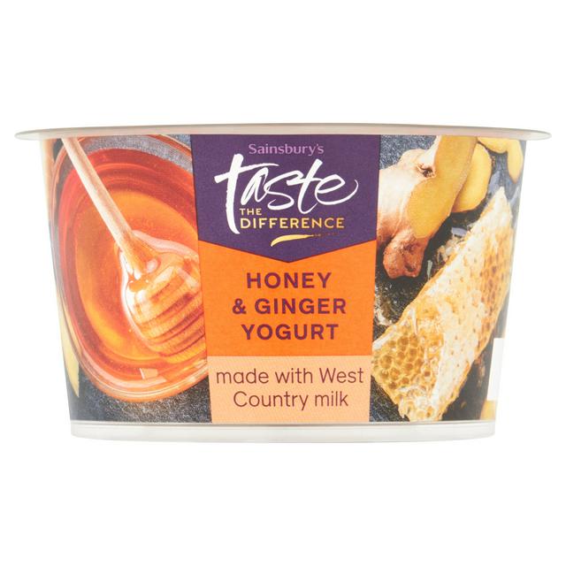 Sainsbury's West Country Spanish Honey & Ginger Yogurt, Taste the Difference 150g