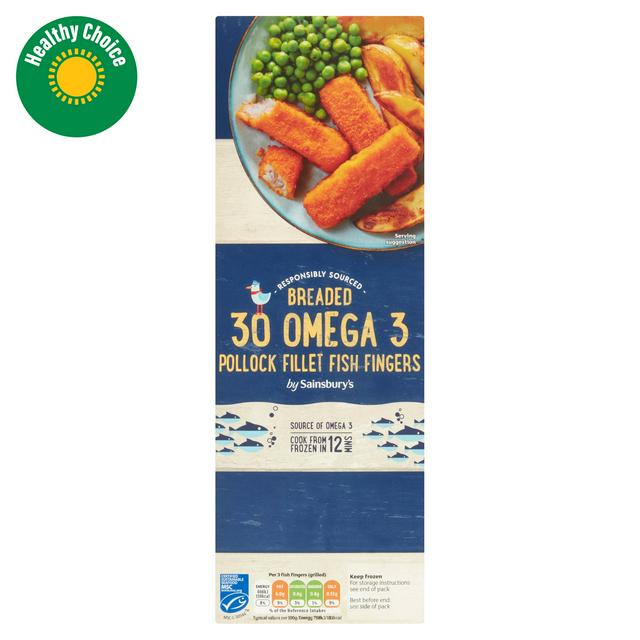 Sainsbury's Omega 3 Fish Fingers x30 900g