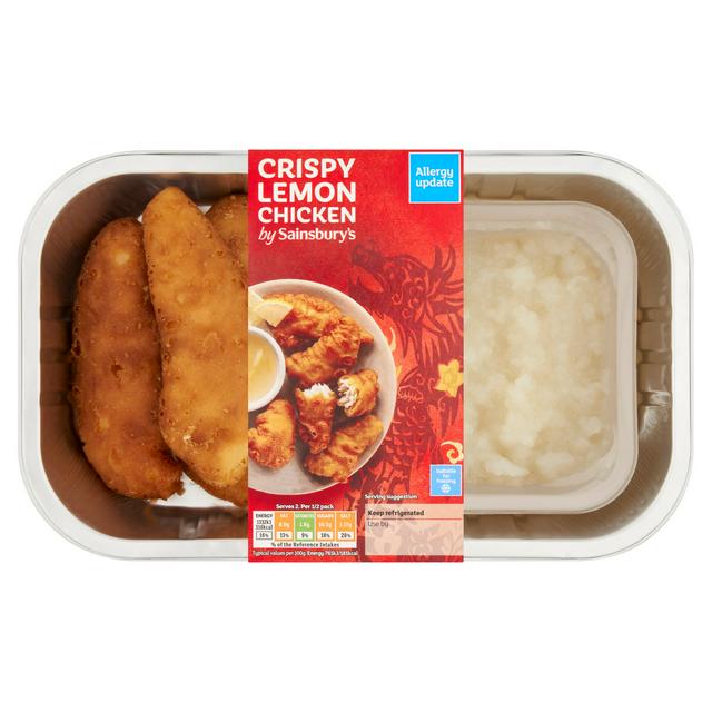 Sainsbury's Chinese Crispy Lemon Chicken Ready Meal Main For 2 350g