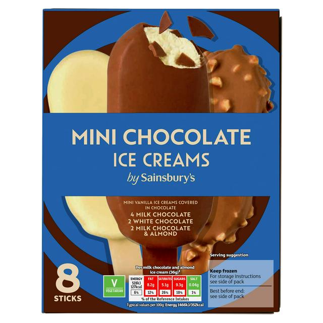 Sainsbury's Mini Indulgence Sticks 8x50ml