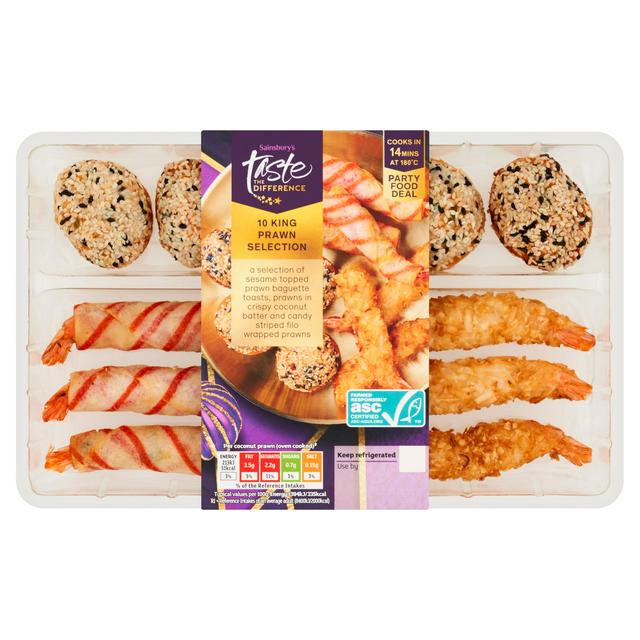 Sainsbury's King Prawn Selection, Taste the Difference x10 188g