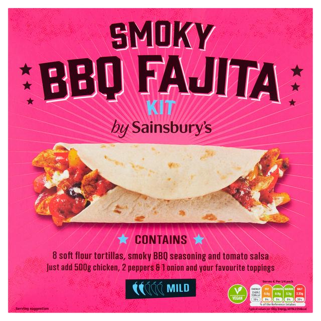 Sainsbury's Smoky BBQ Fajita Kit 500g