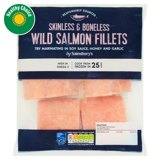 Sainsbury's Salmon Fillets 360g