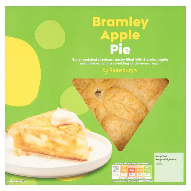Sainsbury's Bramley Apple Pie 550g
