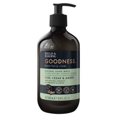 Baylis & Harding Goodness Oud, Cedar & Amber Hand Wash 500ml