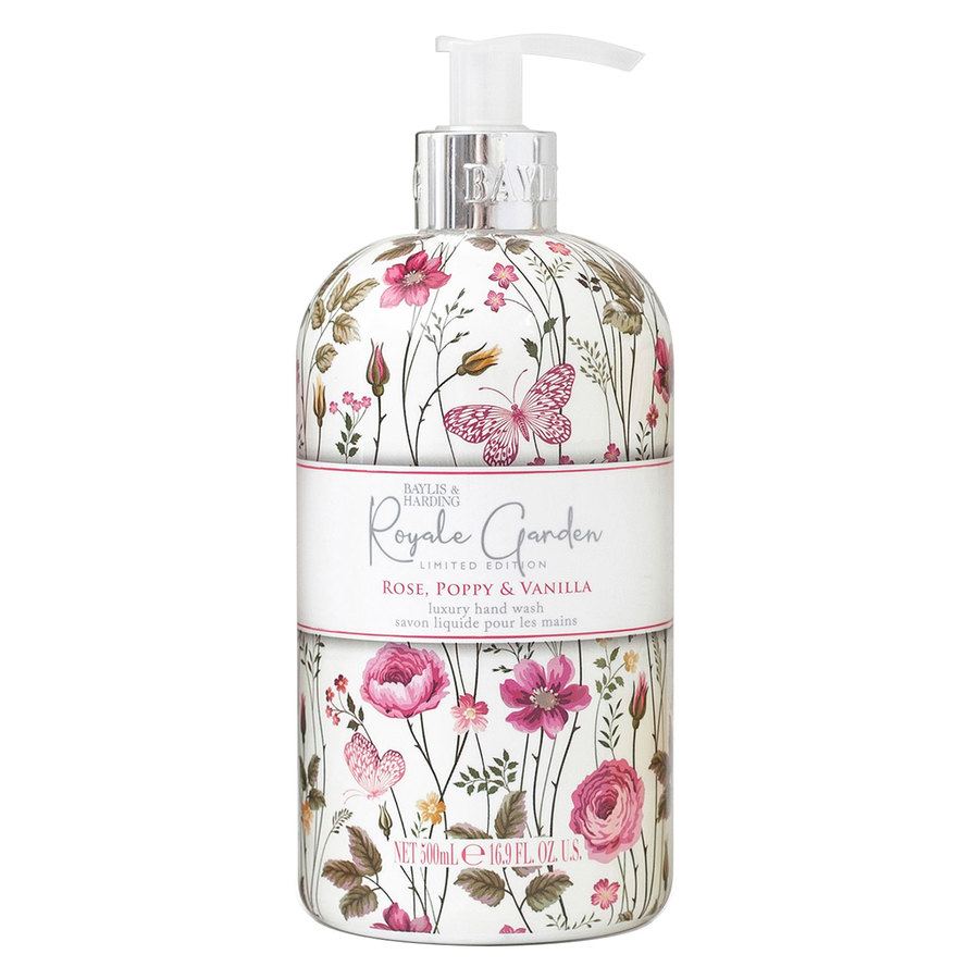 Baylis & Harding Royal Garden Rose, Poppy & Vanilla Hand Wash 500ml