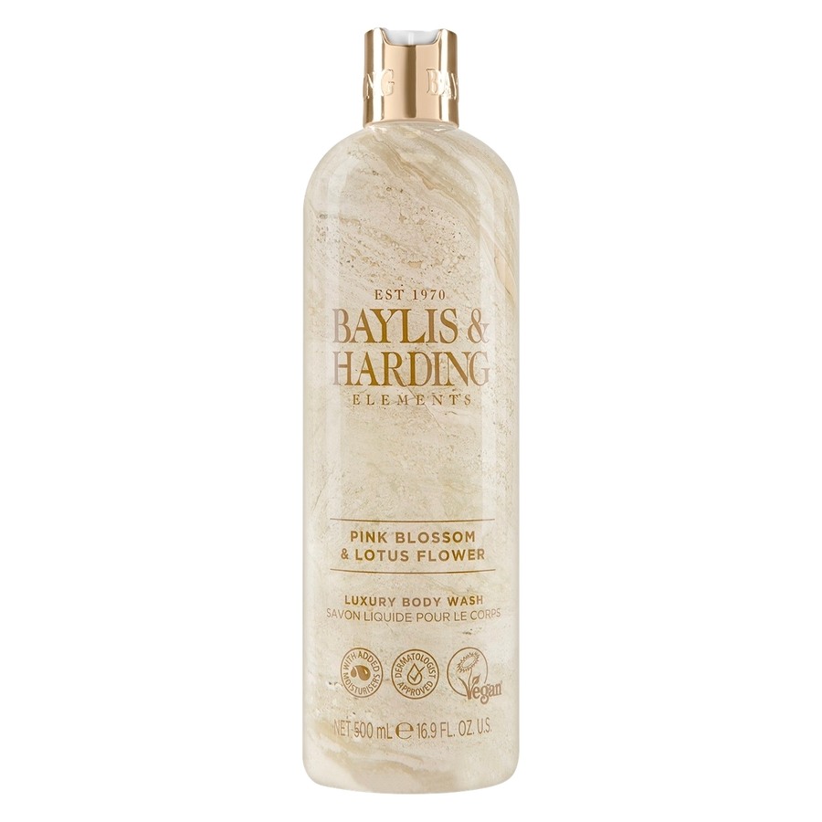 Baylis & Harding Elements Pink Blossom & Lotus Flower Body Wash 500ml