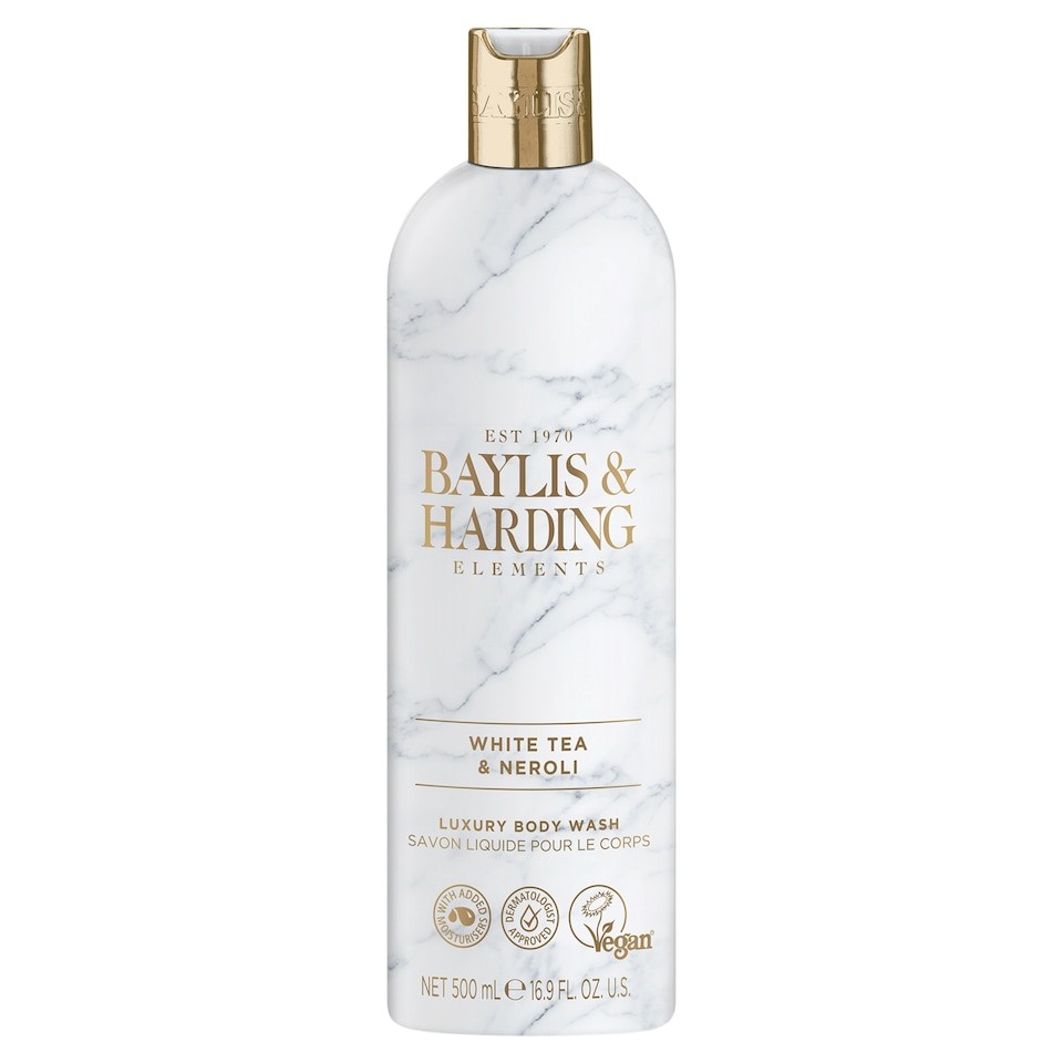 Baylis & Harding Elements Luxury Body Wash - White Tea & Neroli 500ml