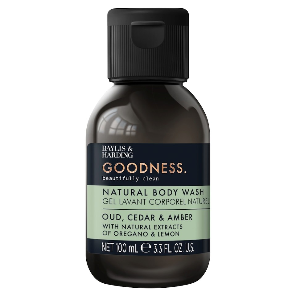 Baylis & Harding Goodness Oud, Cedar & Amber 100ml Body Wash