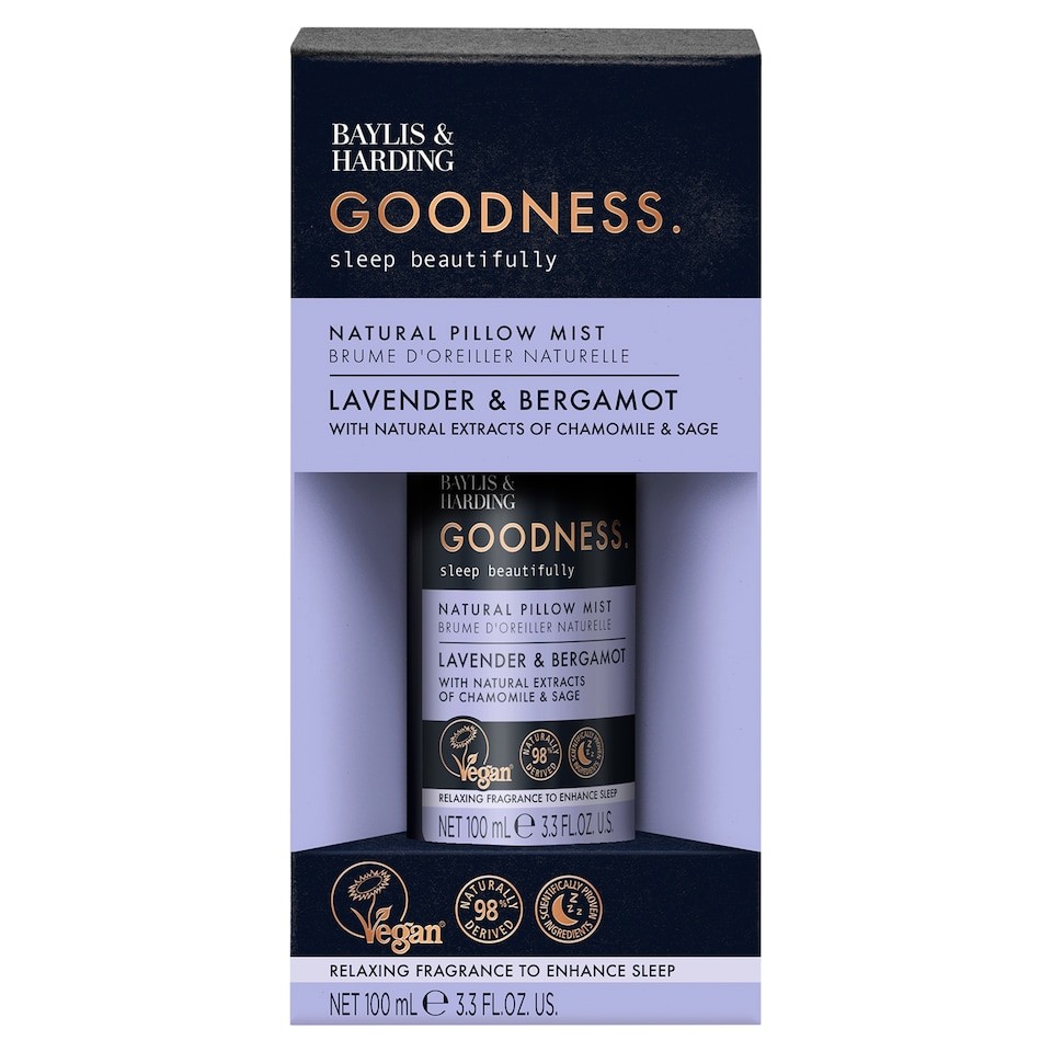 Baylis & Harding Goodness Natural Pillow Mist - Lavender & Bergamot 100ml