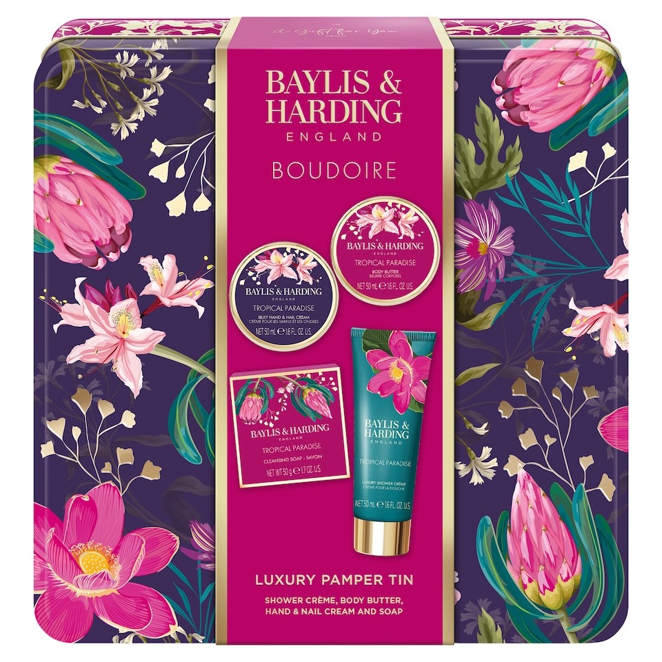 Baylis & Harding Boudoire Luxury Pamper Tin Gift Set