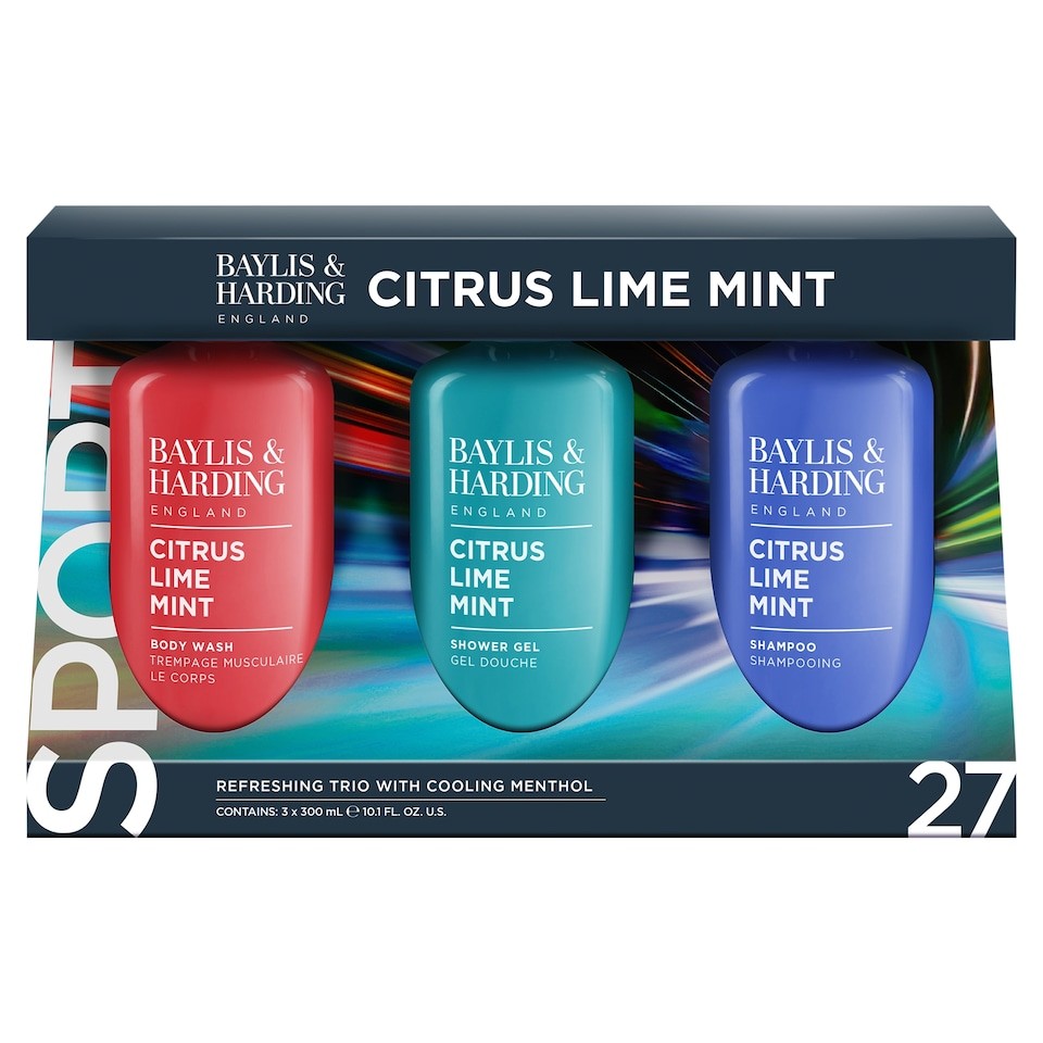 Baylis & Harding Citrus, Lime & Mint Men's Trio Bathing Gift Set