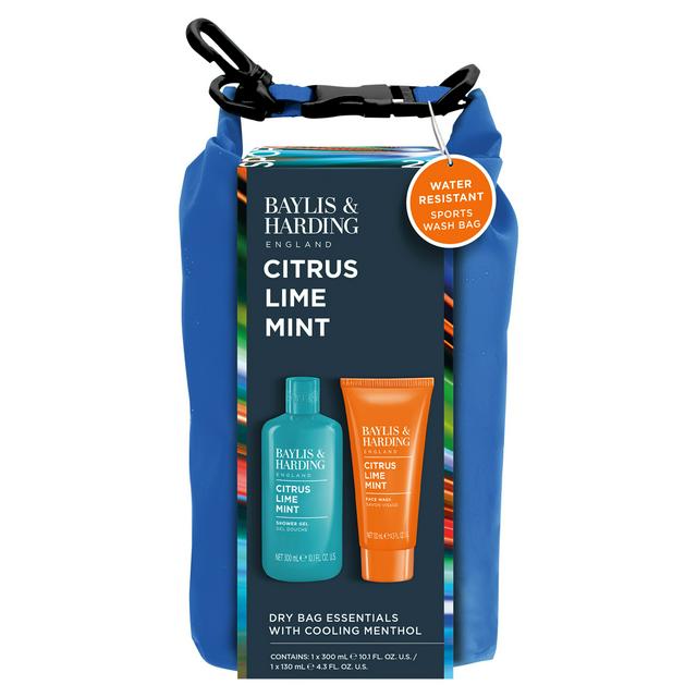 Baylis & Harding Citrus Lime Mint Dry Bag Essentials with Cooling Menthol