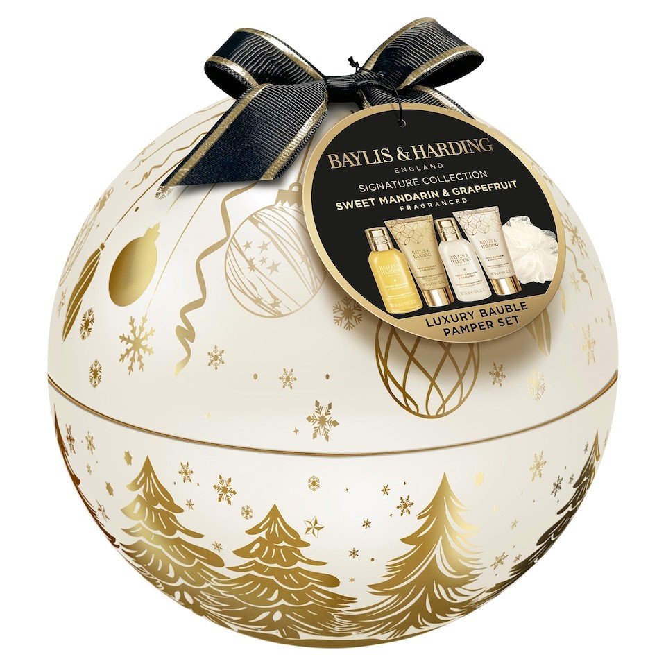 Baylis & Harding Sweet Mandarin & Grapefruit Luxury Bauble Tin Gift Set