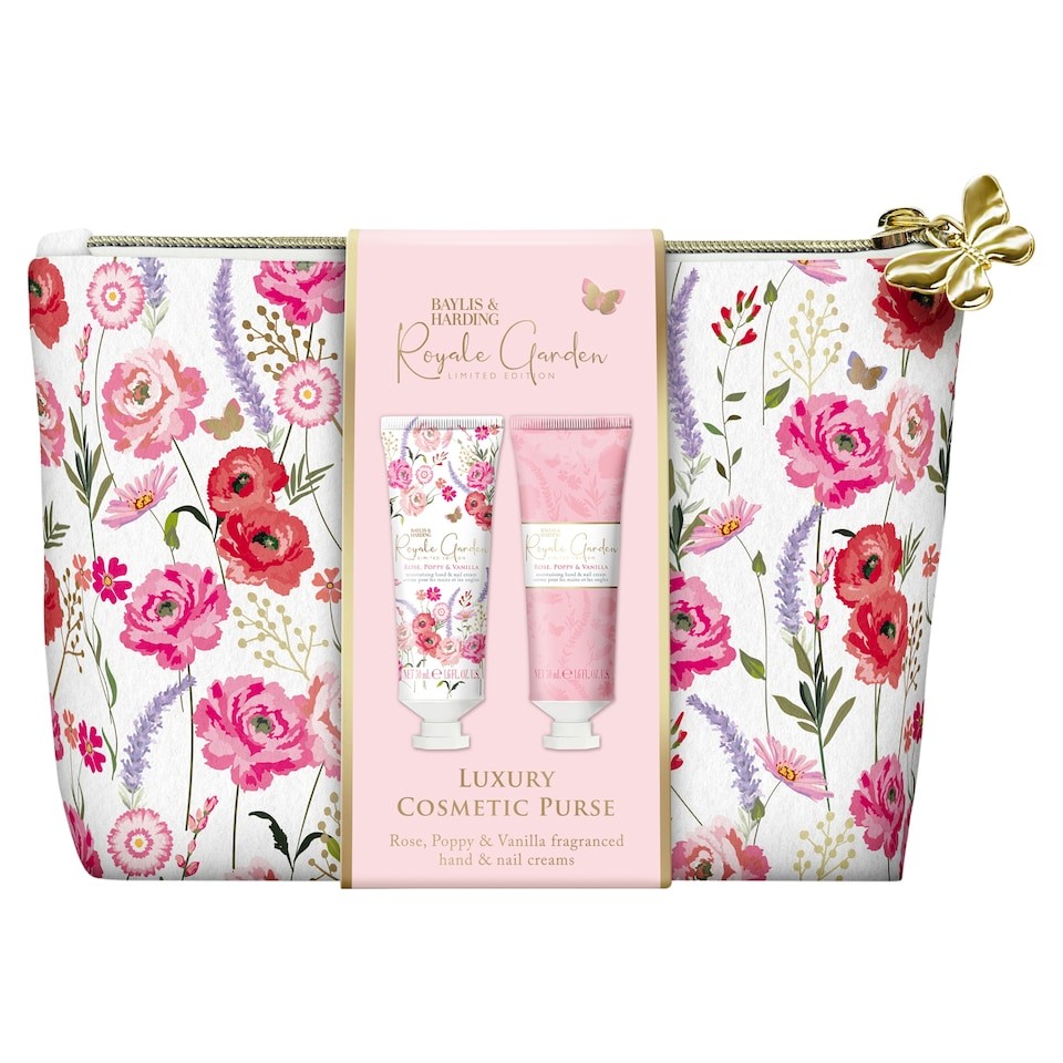 Baylis & Harding Royale Garden Cosmetic Purse Gift Set
