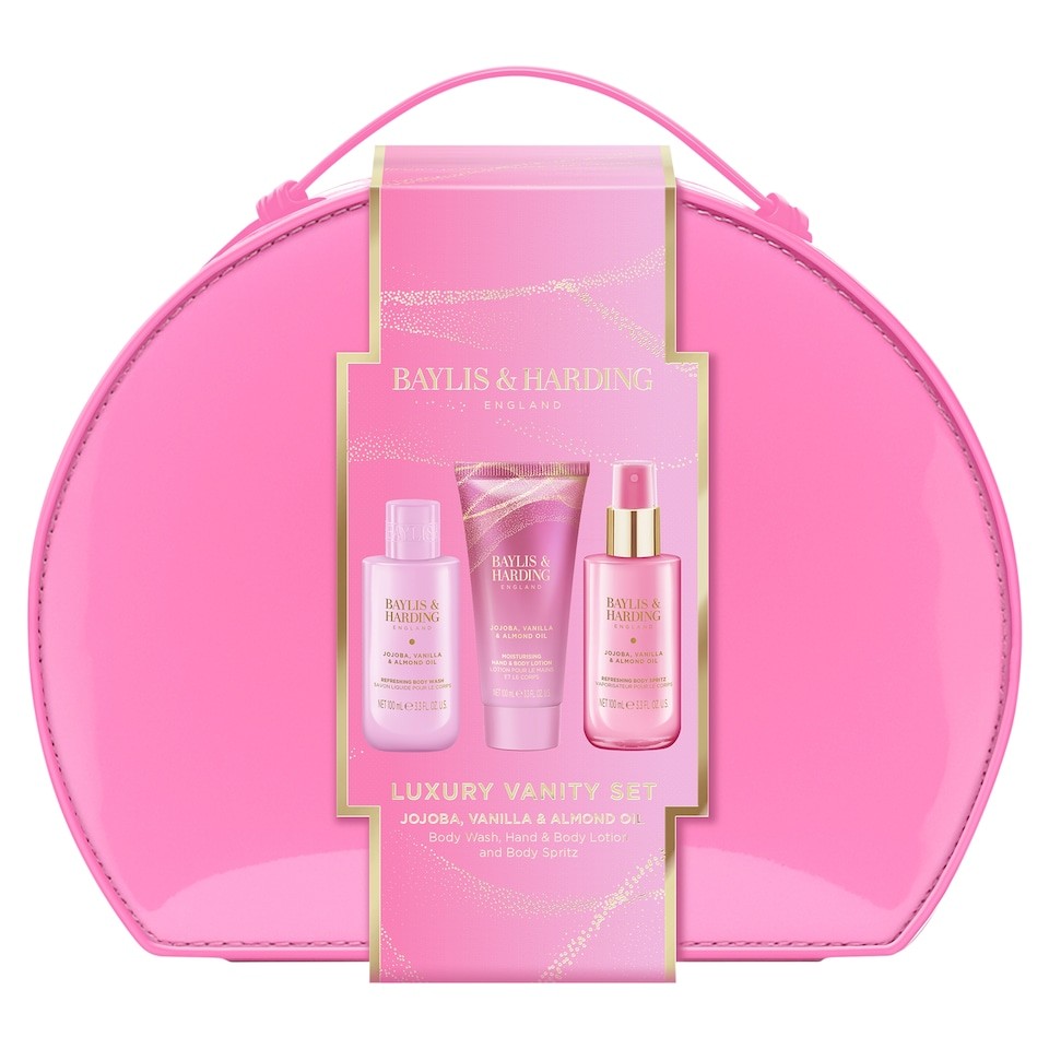 Baylis & Harding Jojoba, Vanilla & Almond Oil Luxury Vanity Gift Set