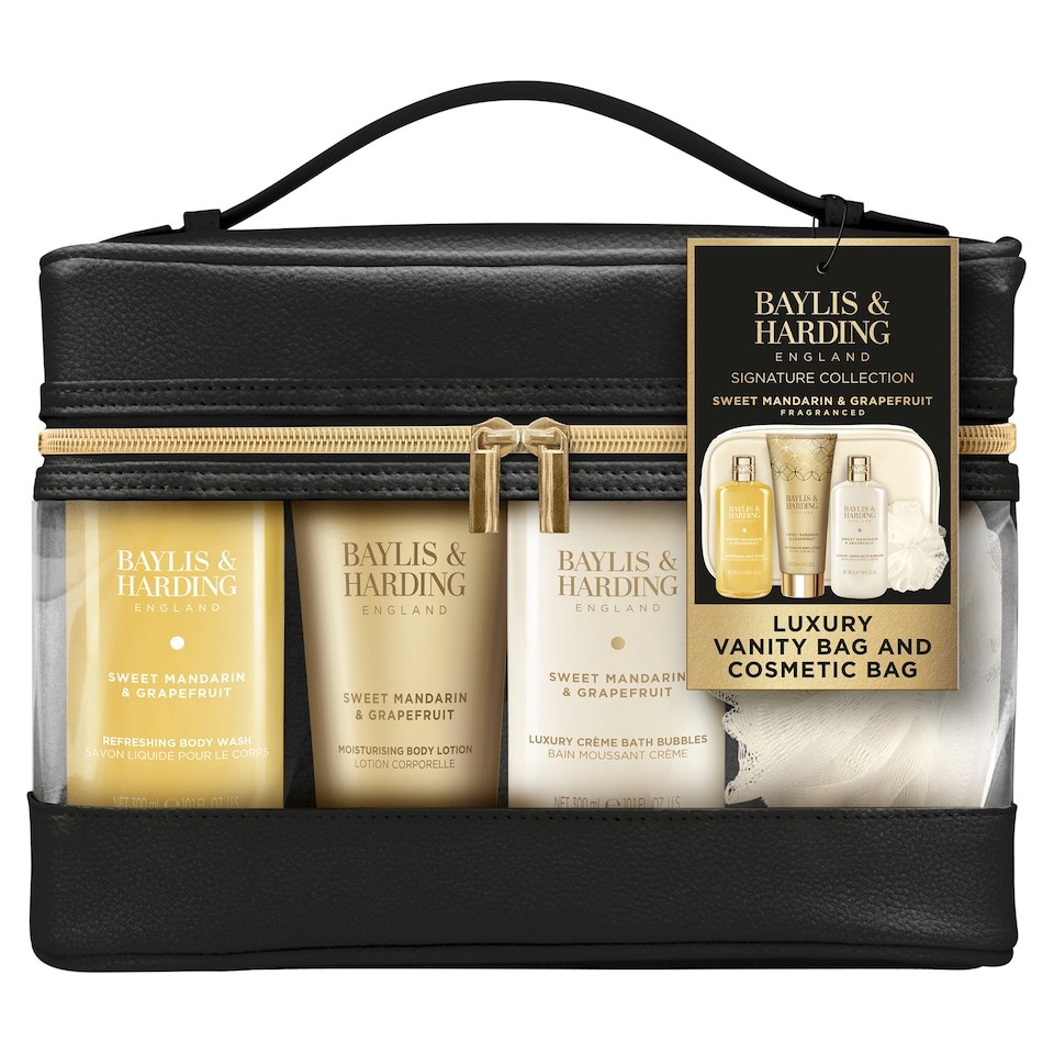 Baylis & Harding Sweet Mandarin & Grapefruit Luxury Vanity Bag Gift Set
