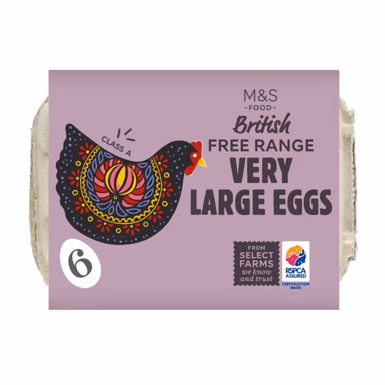 M&S British Free Range Very Large Eggs