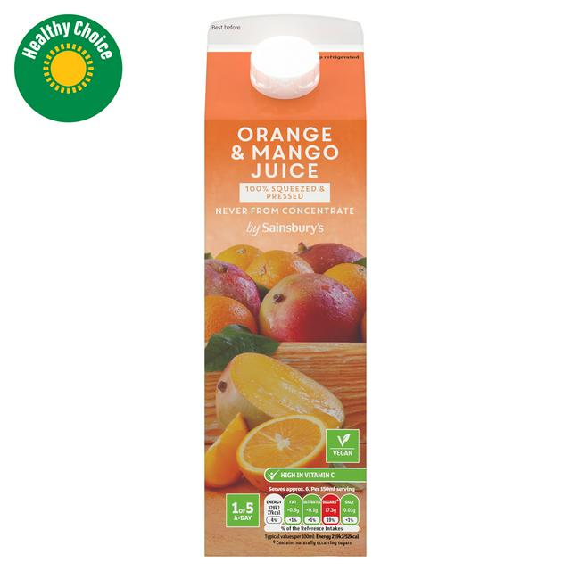 Sainsbury's Orange & Mango Juice, Not From Concentrate 1L