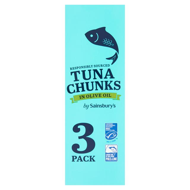 Sainsbury's Tuna Chunks in Olive Oil 3x80g