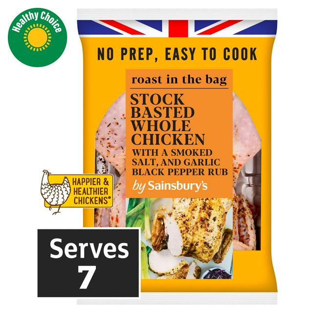 Sainsbury's 1.9kg Stock Basted Whole Chicken