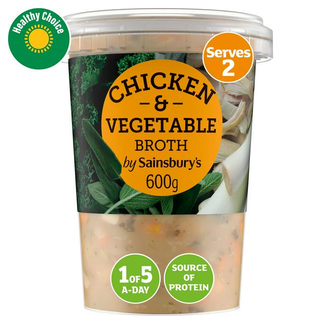 Sainsbury's Chicken & Vegetable Broth 600g