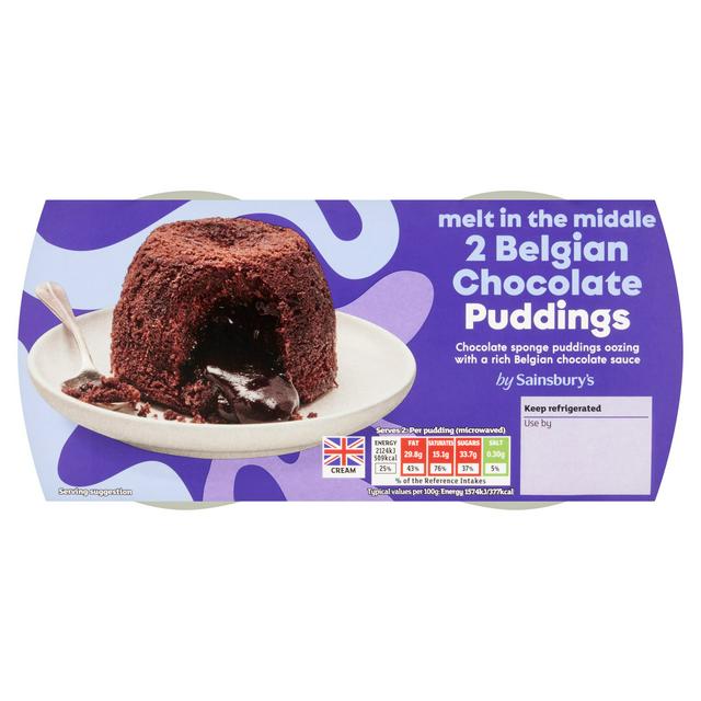 Sainsbury's Melting Middle Chocolate Puddings 2x135g