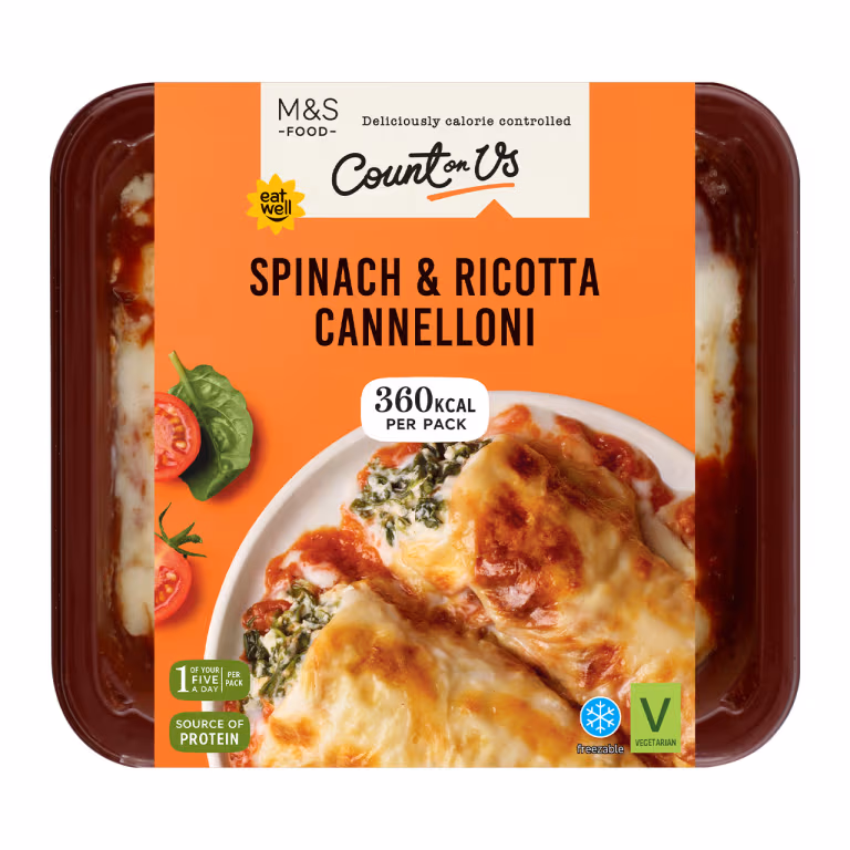 M&S Spinach & Ricotta Cannelloni