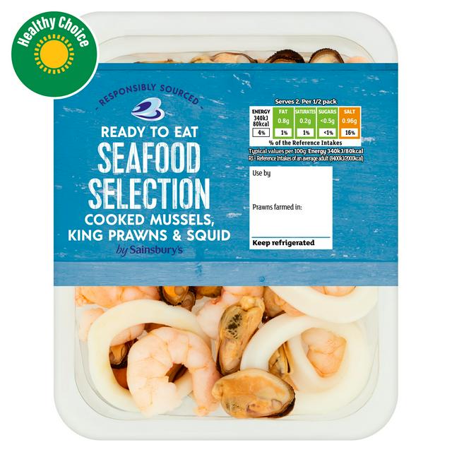 Sainsburys Seafood Selection 200g (Ready to Eat)