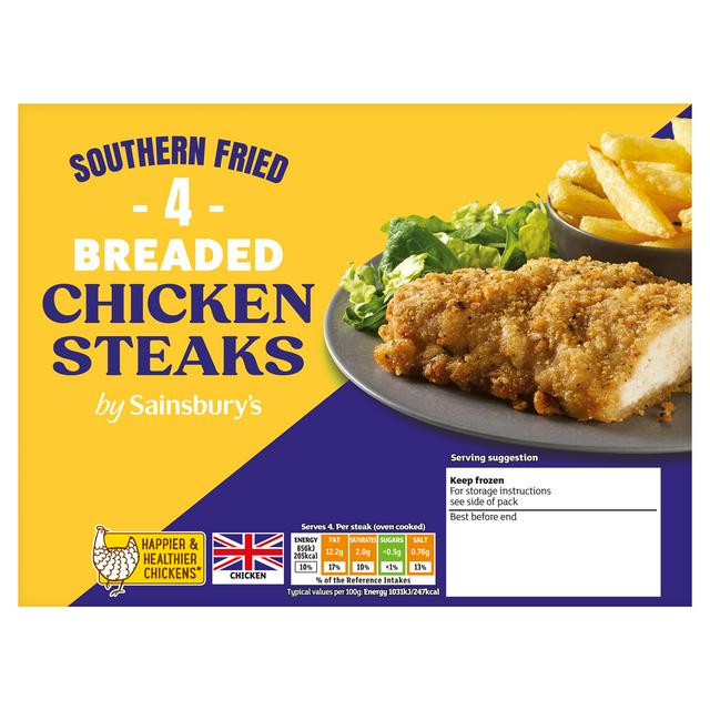 Sainsbury's Southern Fried Chicken Steak 380g