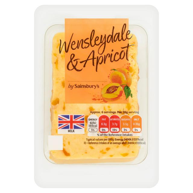Sainsbury's Wensleydale & Apricot Cheese 200g