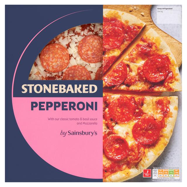 Sainsbury's Stonebaked Pepperoni Pizza 270g