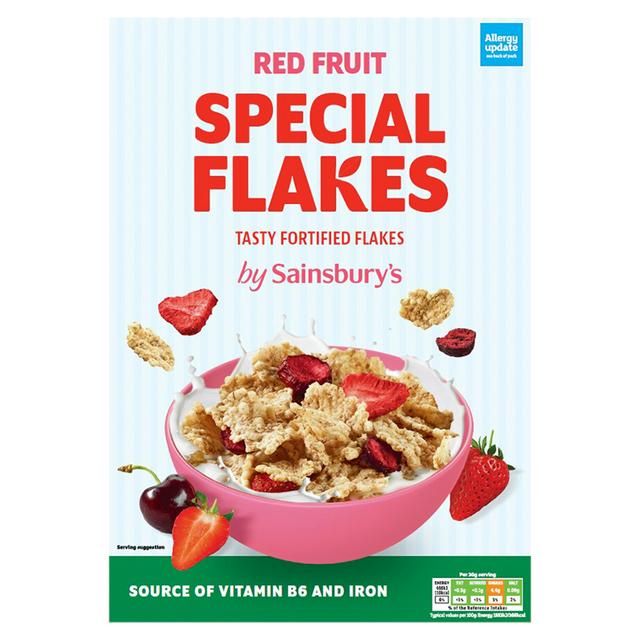 Sainsbury's Special Flakes with Red Fruits 375g