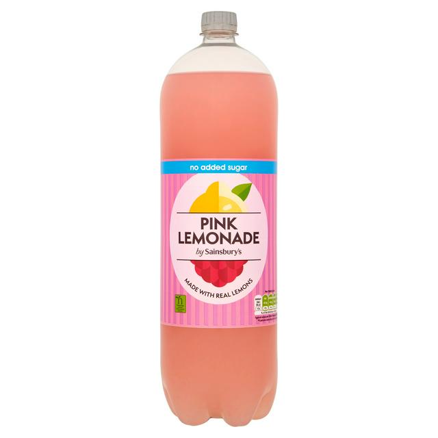 Sainsbury's Pink Lemonade, Zero Added Sugar 2L