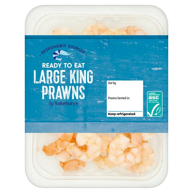 Sainsbury's Large King Prawns ASC 150g